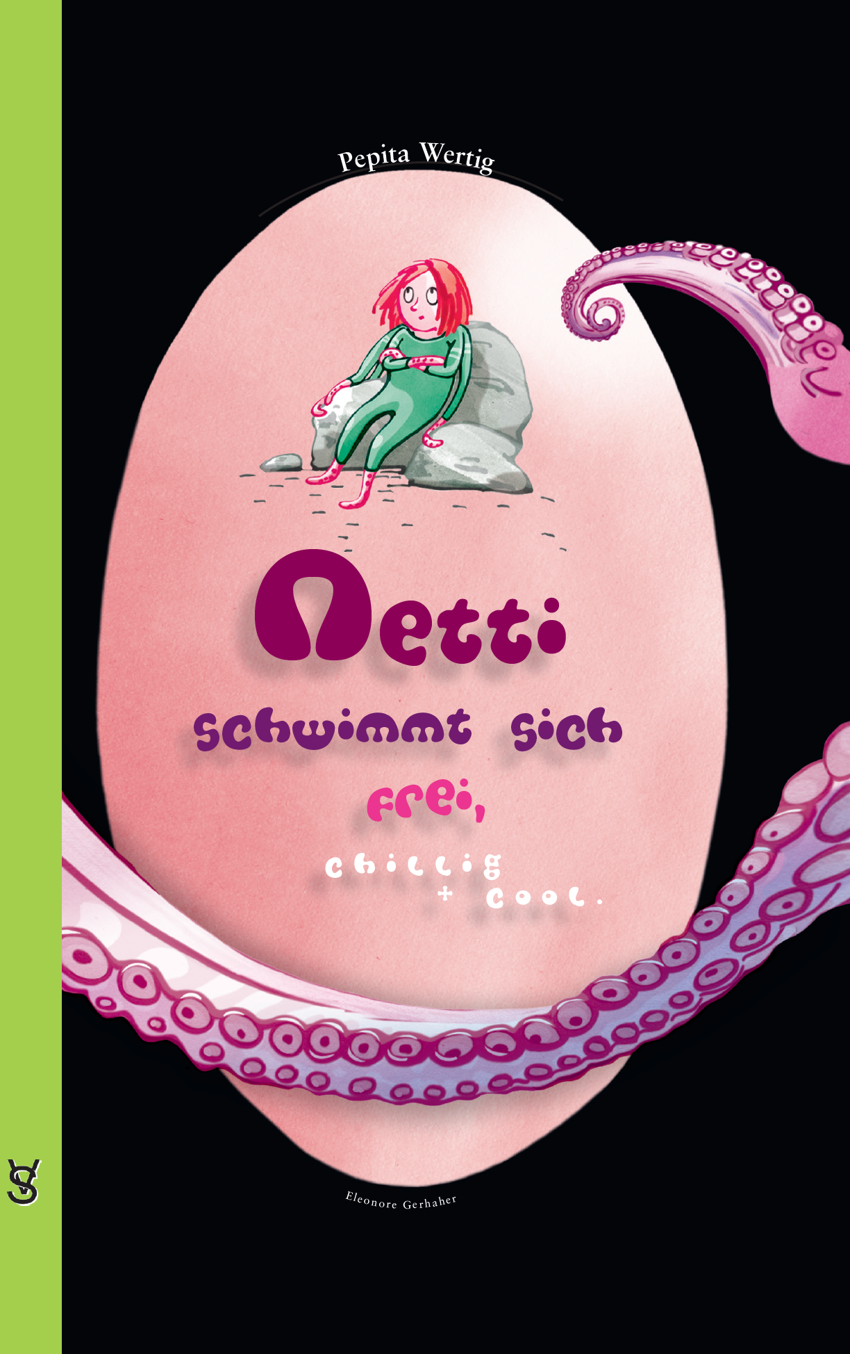 Netti schwimmt sich frei, chillig + cool.