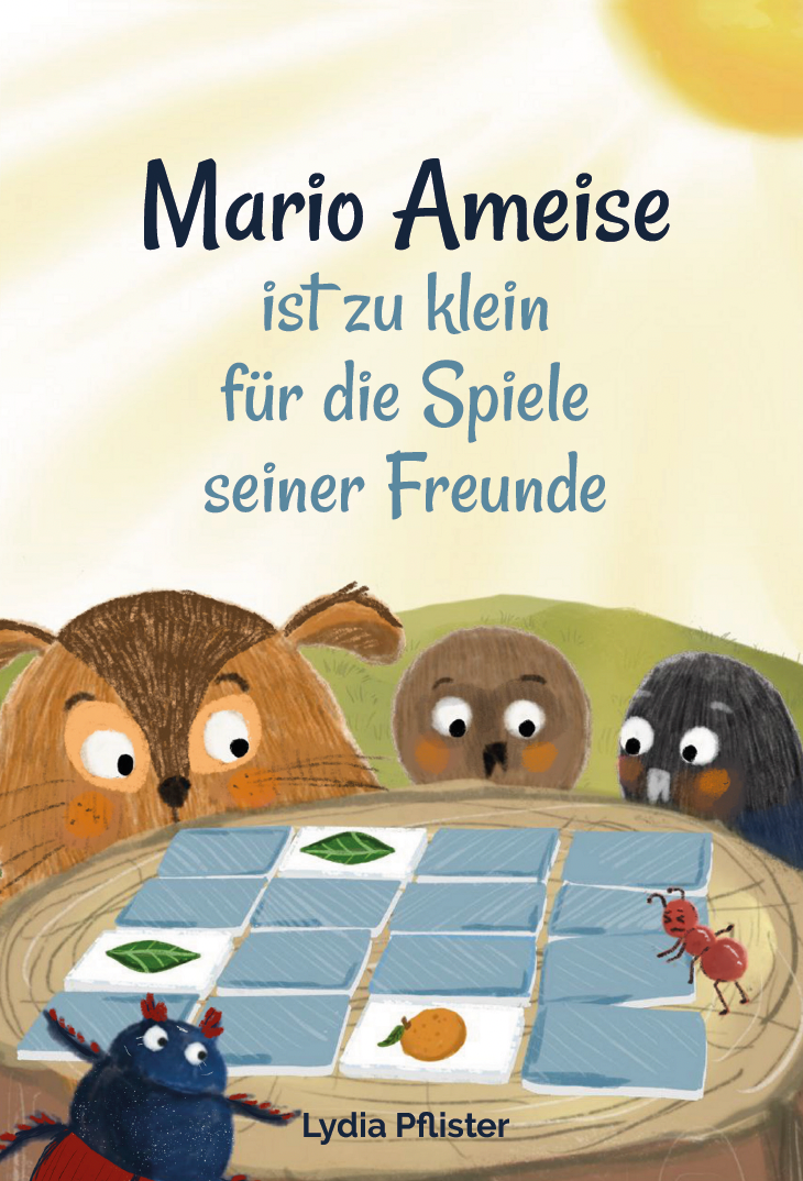 Mario Ameise ist zu klein für die Spiele seiner Freunde