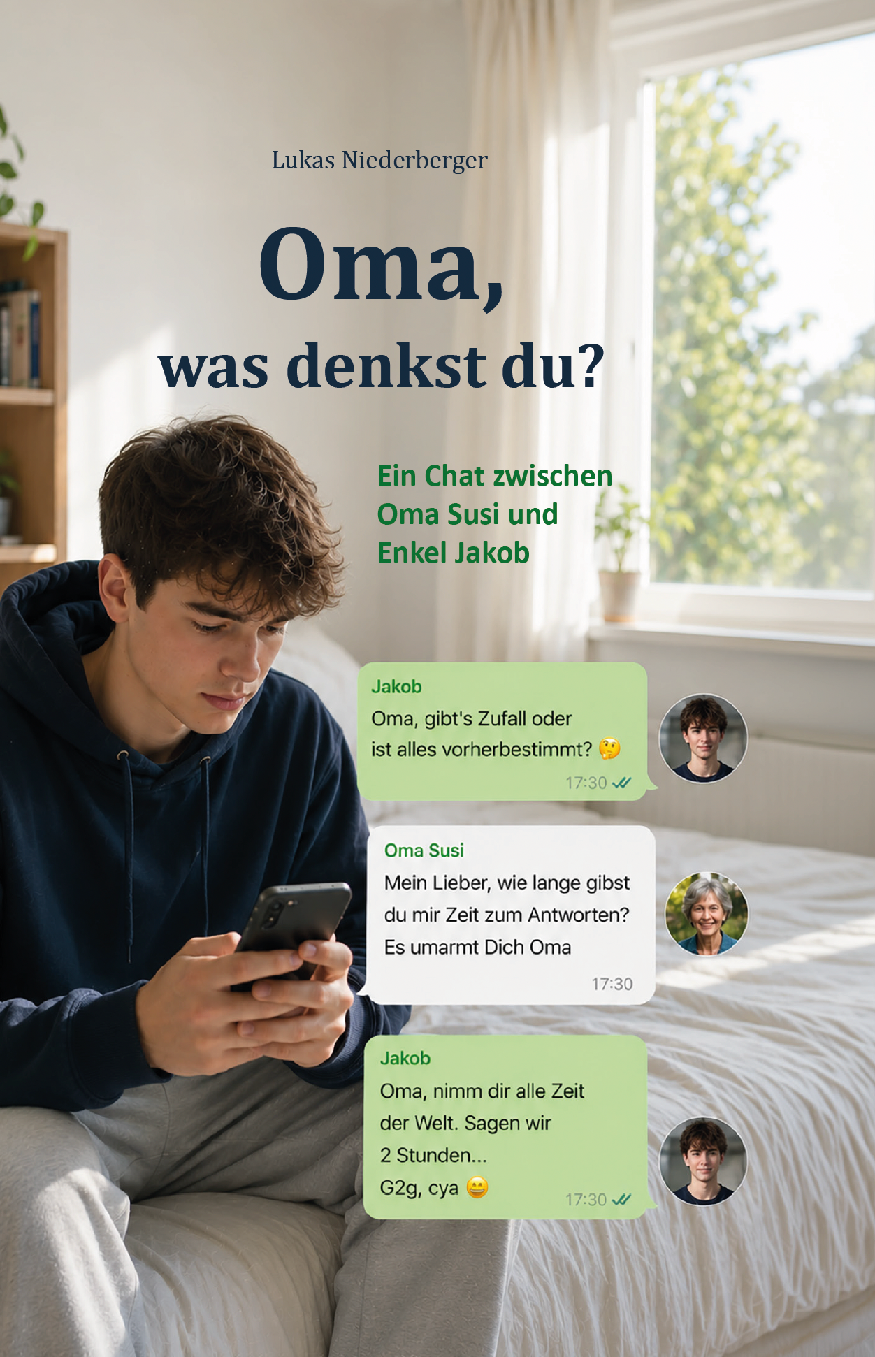 Oma, was denkst Du? Ein Chat zwischen Oma Susi und Enkel Jakob