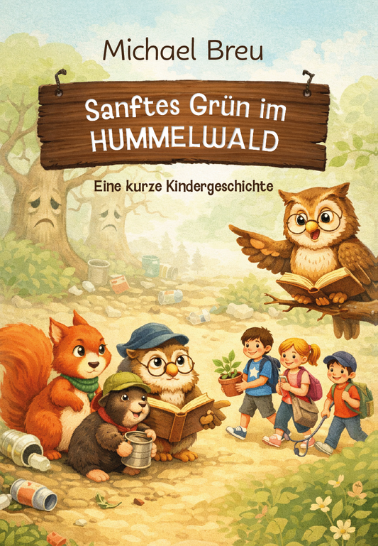 Sanftes Grün im Hummelwald - eine kurze Kindergeschichte